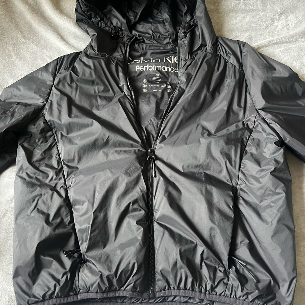 Calvin Klein Women's Charcoal Performance Jacket